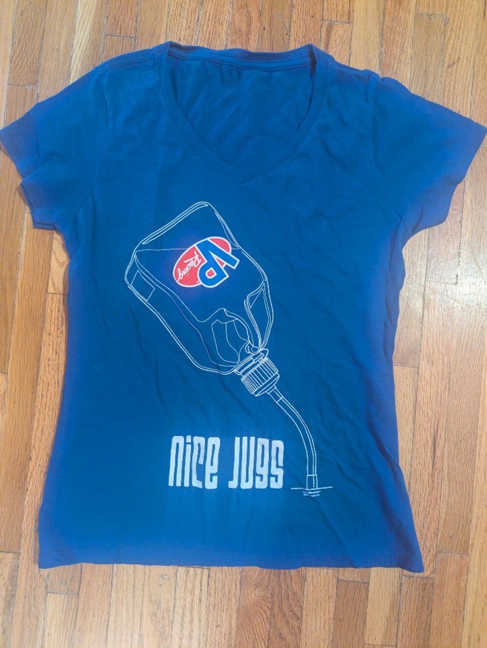 Women's S Vneck VP Racing T-Shirt - Nice Jugs